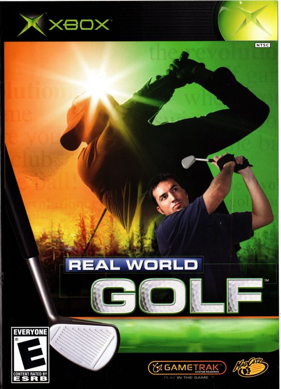 Real World Golf box art for Xbox